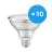 Multipack 10x Ledvance Led-Spot E27 PAR30 10W 633lm 36D - 927 Extra Warmweiß | Höchste Farbwiedergabe - Dimmbar - Ersatz Für 75W