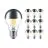 Multipack 10x Philips Classic LED Glühbirne E27 Birne Spiegel 7.2W 650lm - 827 Extra Warmweiß | Dimmbar - Ersatz für 60W