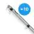 Multipack 10x Noxion LED Feuchtraumleuchte Poseidon V3.0 35-65W 4550-9100lm - 830-865 CCT | 150cm - Durchgangsverdrahtung (5x2.5mm2)