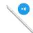Multipack 6x Bright Choice LED Feuchtraumleuchte 27W 2970lm - 840 Kaltweiß | 150cm