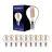 Multipack 10x Noxion Lucent Lustre LED E14 Kugel Fadenlampe Klar 4.5W 470lm - 827 Extra Warmweiß | Dimmbar - Ersatz für 40W