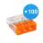 Multipack 100x Wago 2273-203  Verbinder | 3 Draht Verbindung