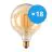 Multipack 18x Noxion Lucent LED E27 Globe Fadenlampe Messing 125mm 7.2W 630lm - 822 Extra Warmweiß | Ersatz für 60W