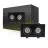 Bright Choice Spot Duo Schwarz | Ausschnitt 155x75mm - IP22 - GU10 Fitting