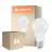 Multipack 6x Ledvance Classic LED E27 Birne Matt 8.8W 806lm - 827 Extra Warmweiß | Dimmbar - Ersatz für 60W