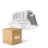 Multipack 4x Ledvance LED-Spot Air Fix Aluminium Weiß 6W 480lm 36D - 927 Extra Warmweiß | Ausschnitt 68mm - IP65 - Höchste Farbwiedergabe - Dimmbar