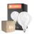 Multipack 6x Ledvance Classic LED E27 Globe Fadenlampe Matt 7.5W 1055lm - 827 Extra Warmweiß | Dimmbar - Ersatz für 75W