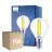Multipack 10x Philips MASTER LED E14 Kugel Fadenlampe Klar 2.5W 340lm - 922-927 Dim To Warm | Höchste Farbwiedergabe - Dimmbar - Ersatz Für 25W