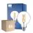 Multipack 6x Philips MASTER Value LED Globe E27 93mm Fadenlampe Klar 5.9W 806lm - 922-927 Extra Warmweiß | Höchste Farbwiedergabe - Dimmbar - Ersatz Für 60W