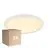 Multipack 3x Nordlux LED-Wand- und Deckenleuchte Oja 29 18W 827 1700lm Weiß IP20 | 3-Stufen Dimmbar - Extra Warmweiß
