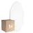 Multipack 5x Ledvance LED-Wand- und Deckenleuchte Surface CIRCULAR 500 PS Stahl Weiß 42W 3500lm - 830 Warmweiß | IP44