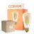 Multipack 4x Osram Vintage 1906 LED E27 Edison Fadenlampe Gold 7.2W 806lm - 824 Extra Warmweiß | Ersatz Für 60W