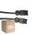 Multipack 25x Noxion GST - Kompatibel Verlängerungskabel Schwarz - Männlich + Weiblich - 1m - 3 pole 1,5mm2