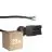 Multipack 25x Noxion GST - Kompatibel Versorgungskabel Schwarz - Männlich + Offene Enden - 0,3m - 3 pole 0,75mm2