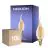 Multipack 10x Noxion Lucent LED E14 Kerze Fadenlampe Messing BA35 4.5W 400lm - 822 Extra Warmweiß | Dimmbar - Ersatz Für 35W