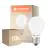 Multipack 10x Ledvance Classic LED E27 Birne Matt 5.9W 806lm - 827 Extra Warmweiß | Dimmbar | mable - Ersatz Für 60W