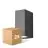 Multipack 2x D'Lite Wandleuchte Vrebos Aluminium Schwarz Up & Down | IP54 - Geeignet Für 2x GU10