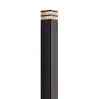 Nordlux Elm Sockellampe Aluminium Schwarz | IP44 - Geeignet für E27