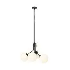 Emibig Pendelleuchte Nova Stahl Schwarz | Geeignet für 4x E14 - Max 10W