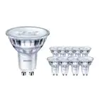 Multipack 10x Philips Corepro LED Spot GU10 PAR16 3.5W 255lm 36D - 827 Extra Warmweiß | Ersatz für 35W