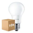 Multipack 10x Philips Corepro LED Glühbirne E27 Birne Matt 8W 806lm - 830 Warmweiß | Ersatz für 60W