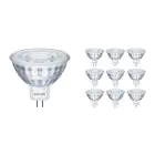 Multipack 10x Philips Corepro LED Spot GU5.3 MR16 2.9W 230lm 36D - 827 Extra Warmweiß | Ersatz für 20W