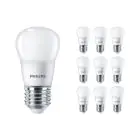 Multipack 10x Philips Corepro LED Lustre E27 Kugel Matt 2.8W 250lm - 827 Extra Warmweiß | Ersatz für 25W