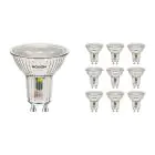 Multipack 10x Noxion LED-Spot GU10 PAR16 4.8W 450lm 36D - 827 Extra Warmweiß | Ersatz Für 65W