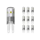 Multipack 10x Noxion Bolt LED Capsule G9 1.9W 200lm - 827 Extra Warmweiß | Ersatz für 20W