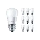 Multipack 10x Philips Corepro LED Lustre E27 Kugel Matt 5W 470lm - 827 Extra Warmweiß | Ersatz für 40W