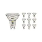 Multipack 10x Noxion LED-Spot GU10 PAR16 5.5W 560lm 36D - 830 Warmweiß | Ersatz für 75W