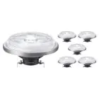 Multipack 6x Philips MASTER LED Spot G53 AR111 10.8W 620lm 24D - 930 Warmweiß | Höchste Farbwiedergabe - Dimmbar - Ersatz für 50W