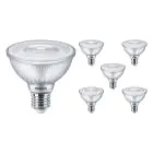 Multipack 6x Philips Master Value LED Glühbirne Reflektor E27 PAR30 9.5W 740lm 25D - 927 Extra Warmweiß | Höchste Farbwiedergabe - Dimmbar - Ersatz für 75W