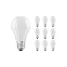 Multipack 10x Ledvance Classic LED E27 Birne Fadenlampe Matt 11W 1521lm - 827 Extra Warmweiß | Dimmbar - Ersatz für 100W