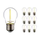 Multipack 10x Noxion Lucent LED E27 Kugel Fadenlampe Klar 1.4W 136LM - 827 Extra Warmweiß | Ersatz für 15W
