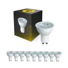 Multipack 10x Bright Choice LED-Spot GU10 PAR16 4W 345lm 36D - 827 Extra Warmweiß | Ersatz Für 50W
