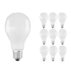 Multipack 10x Ledvance Classic LED E27 Birne Matt 19W 2452lm - 827 Extra Warmweiß | Ersatz für 150W