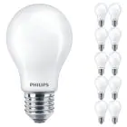 Multipack 10x Philips MASTER Value LED Glühbirne E27 Birne Matt 3.4W 470lm - 927 Extra Warmweiß | Höchste Farbwiedergabe - Dimmbar - Ersatz für 40W