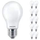 Multipack 10x Philips Corepro LED Glühbirne E27 Birne Matt 7W 806lm - 830 Warmweiß | Ersatz für 60W