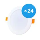 Multipack 24x Bright Choice LED Downlight 12W 1080lm 120D - 840 Kaltweiß | Ausschnitt 115mm - Ersatz Für 1x18W