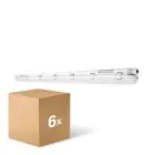 Multipack 6x Ledvance LED Feuchtraumleuchte Feuchtigkeitsdicht 46W 6400lm - 840 Kaltweiß | 150cm