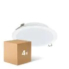 Multipack 4x Philips LED Downlight Ledinaire DN065B Metall Weiß 19W 2000lm 110D - 830-840-865 CCT | 225mm - Ausschnitt 200mm - IP20