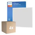 Multipack 4x Philips LED Panel CoreLine RC132V 26W 3600lm - 840 Kaltweiß | 60x60cm - UGR 