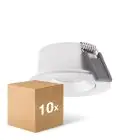 Multipack 10x Ledvance LED-Spot Air Adjust Aluminium Weiß 4W 320lm 36D - 930 Warmweiß | Ausschnitt 68mm - IP23 - Höchste Farbwiedergabe - Dimmbar