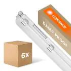 Multipack 6x Ledvance LED Feuchtraumleuchte Feuchtigkeitsdicht 32W 4400lm - 840 Kaltweiß | 120cm 
