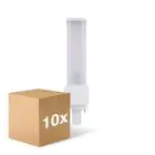 Multipack 10x Ledvance Dulux-D LED 7W - 840 Kaltweiß | 2-Pins - Ersatz Für 18W