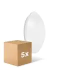 Multipack 5x Ledvance Surface rund 250 Weiß 13W 920lm - 830 Warmweiß | inkl. Sensor - IP44 - Ersatz für 2x13W
