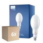 Multipack 6x Philips TrueForce Core LED E27 HPL/SON Matt 26W 4000lm 300D - 840 Kaltweiß | Ersatz für 125W