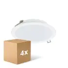 Multipack 4x Philips LED Downlight Lediniare DN065B Meta lWeiß 12W 1200lm 110D - 830-840-865 CCT | 175mm - Ausschnitt 150mm - IP20