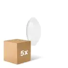 Multipack 5x Ledvance Surface rund 250 13W 840 960lm Weiß IP44 | inkl. Sensor - Kaltweiß
